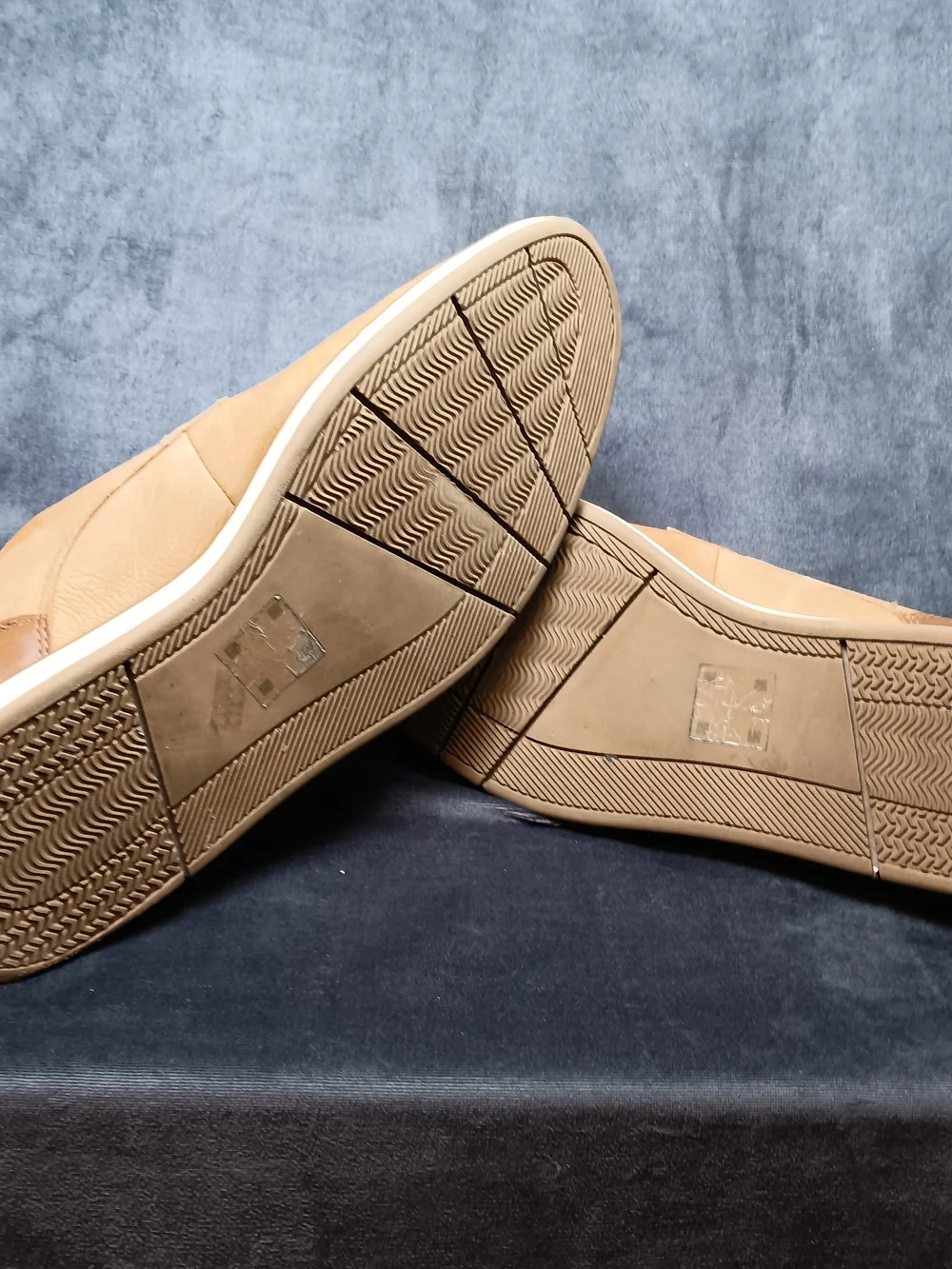 Men's Casual Tan Shoes Two Tone